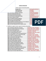 Exercici Doracions I Determinants (Correcció)