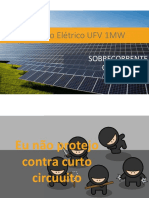 05 Projeto Elétrico UFV 1MW Proteção Sobrecorrente Quando Fazer