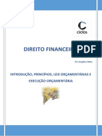 Direito financeiro: introdução, princípios e execução orçamentária