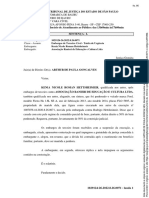 Tribunal de Justiça Do Estado de São Paulo: Processo Digital Nº: Classe - Assunto Embargante: Embargado