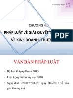 Chương 4 - Phap Luat Ve Giai Quey Tranh Chap Ve KD, TM SV