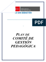 Plan Gestion Pedagógica