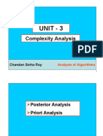 Unit - 3: Complexity Analysis