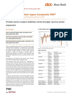 Au Jibun Bank Flash Japan Composite PMI®: Private Sector Output Stabilises Amid Stronger Service Sector Expansion