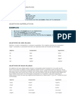 Exemplos: Adjetivos Comparativos