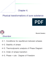 Physical Transformations of Pure Substance