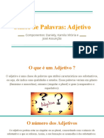 Adjetivos: classes, números e graus