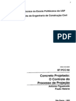 Figueiredo e Helene (1993) Concreto Projetado