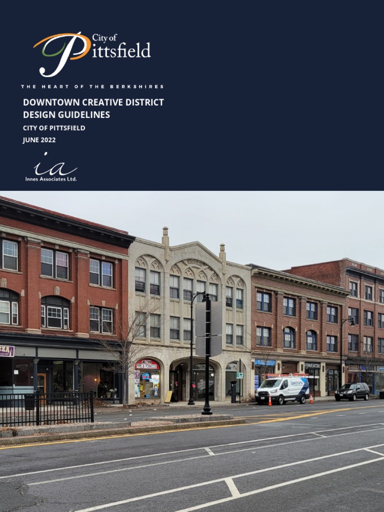 Pittsfield Downtown Creative District Design Guidelines PDF Zoning