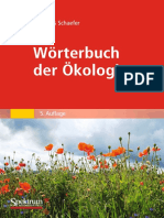 Wörterbuch Der Ökologie: Matthias Schaefer