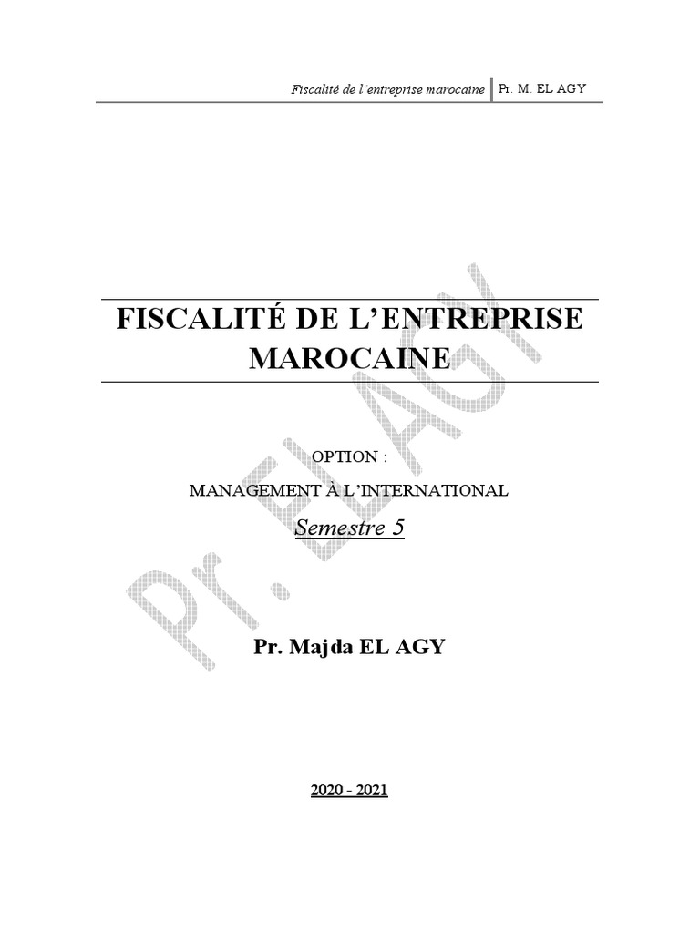 Impôt sur le Revenu au Maroc : Guide IGR | PDF | Impôt sur le revenu ...