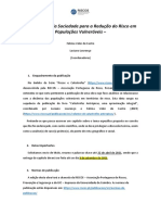 Contributos da Sociedade para Reduzir Riscos em Populações Vulneráveis