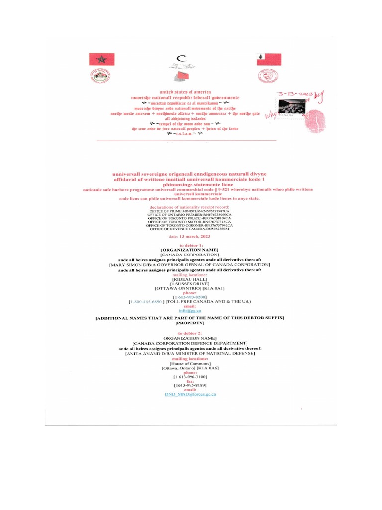 Ucc 1 Lien For MARY SIMON PDF