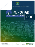 Análises quantitativas da matriz elétrica brasileira no PNE 2050