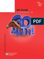 6 TH Grade Go Math Textbook