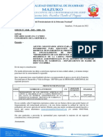 Proyecto Por Financiar Items Nombre de La Invercion CUI Monto de Invercion Finalidad