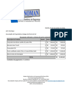 Orçamento Referente A Sistema de Porta Automatica. Descrição Do Produto Quant. Valor Unit. Valor Total