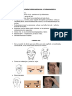 Ejercicos Paralisis Facial o de Bell