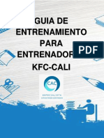 Guia de Entrenamiento para Entrenadores Kfc-Cali: Carlos Andres Camilo
