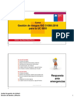 Gestión de Riesgos ISO 31000:2018 para La UC SDO: Curso