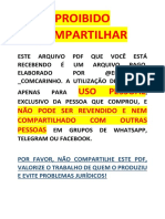 Proibido Compartilhar: USO Pessoal