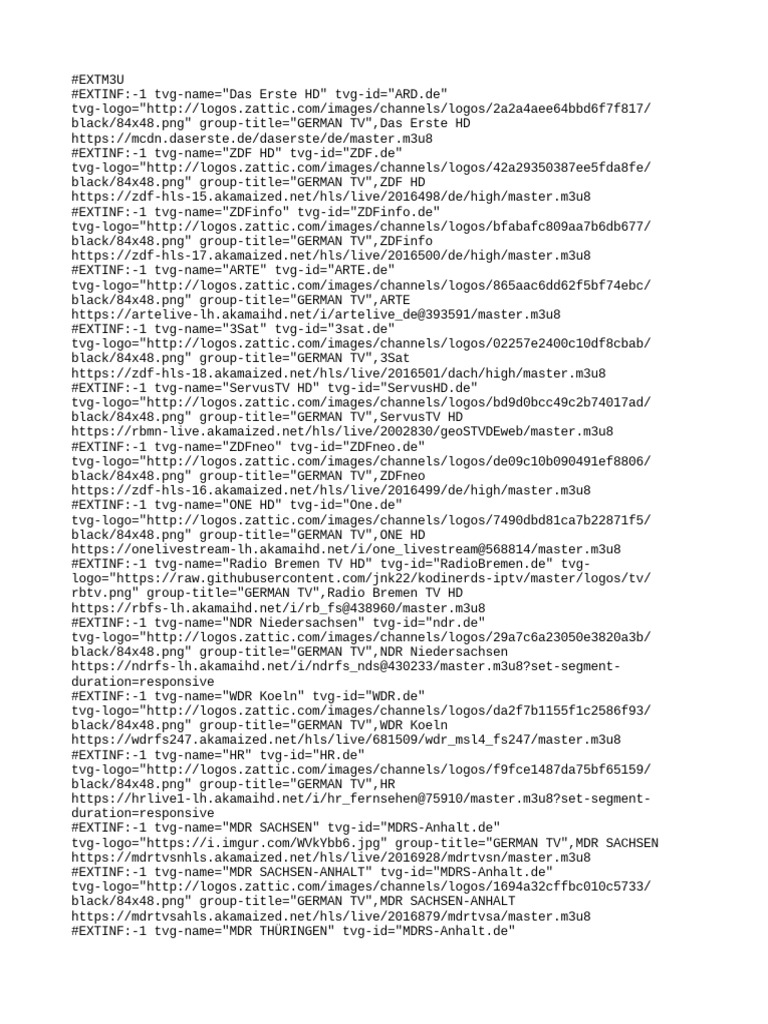 Listt M3u PDF Broadcasting Public Broadcasting