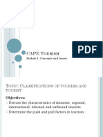 Cape T: Ourism