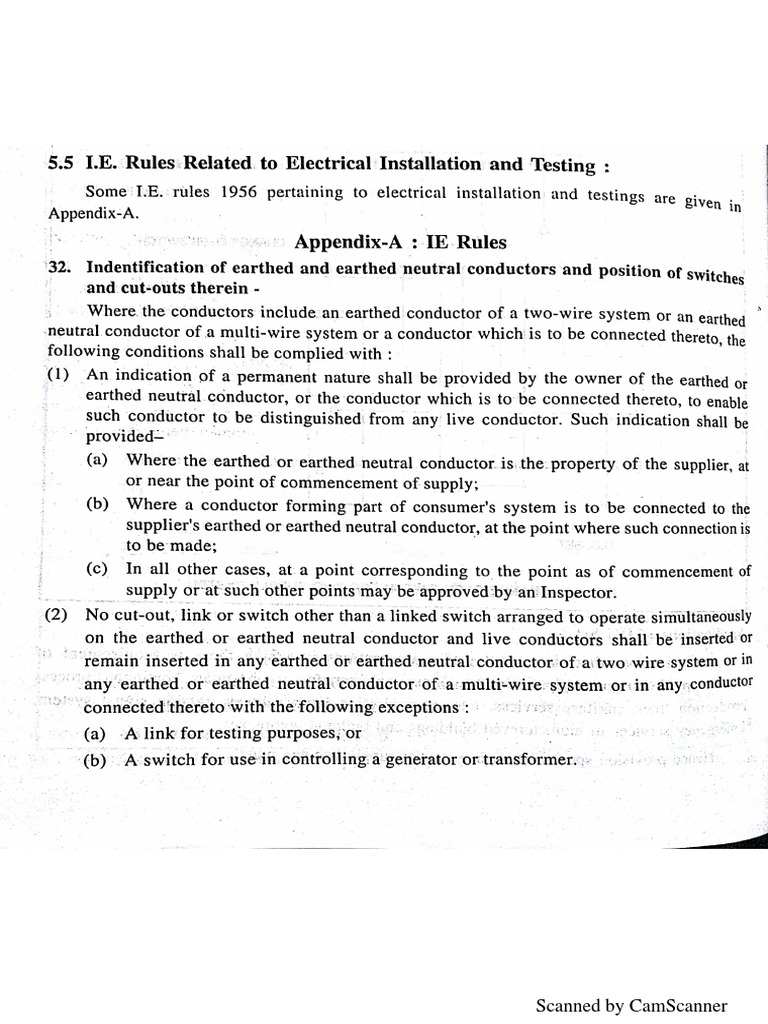 IE Rules For Wiring PDF