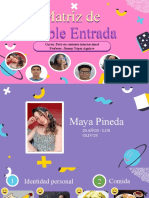 Matriz De: Doble Entrada