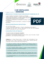 Protocolo de Ventilação Mecânica - Desmame