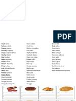 Sensory adjectives for describing food