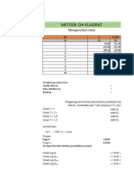 Metode Chi Kuadrat: Mengurutkan Data