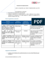 Evaluación de Implementación