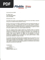 Modelo de Carta para Solicitar Auspicio para Eventos