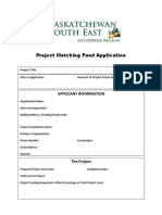 Matching Fund Appl Form