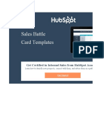 Copia de Sales Battle Card Templates - HubSpot
