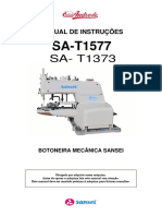 Manual de instruções botoneira mecânica Sansei