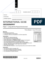 9230 Question Paper 1 International Geography Jun22