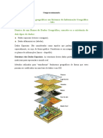 Geoprocessamento: categorias de dados geográficos em SIG