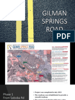 Gilman Springs Road Safety Improvement Project Slide Presentation