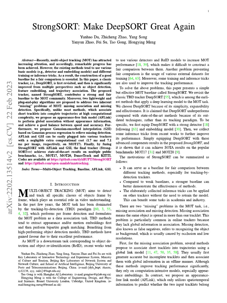 Strongsort | PDF