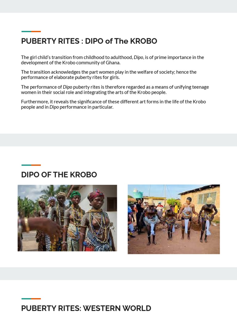 Krobo Dipo: Puberty Rites Explained | PDF