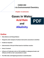 Ch.11 Gases Water Acid Rain and Alkalinity Updated