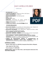 Jolier Saraí Castillo Flores: Curriculum