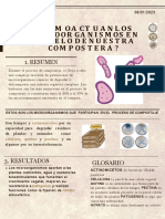 Poster Científico Llamativo Periódico Vintage Marrón