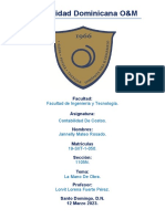 Universidad Dominicana O&M: Facultad de Ingeniería y Tecnología