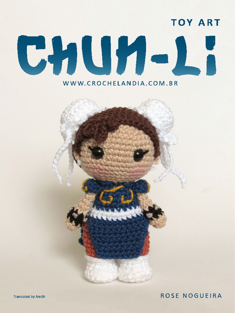 Chun-Li Crochet Doll Pattern | PDF | Crochet | Textiles