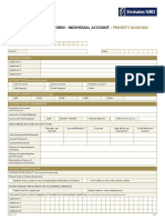 Account Opening Form Individual Account