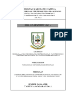 Pemerintah Kabupaten Natuna: Bill of Quantity (BQ)