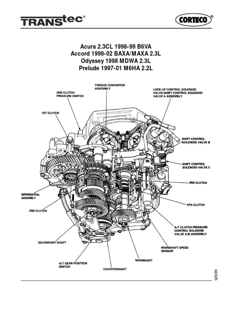 Accord 1998 Auto Tranny Diagram Transmission Mechanics Machines